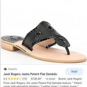 Black jack rodgers sandal size 6